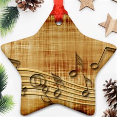 Dance Music Ornament (Star)