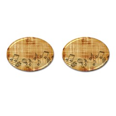 Dance Music Cufflinks (Oval)