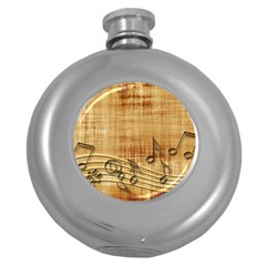 Dance Music Round Hip Flask (5 oz)