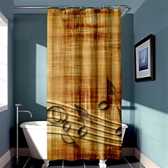 Dance Music Shower Curtain 36  x 72  (Stall) 