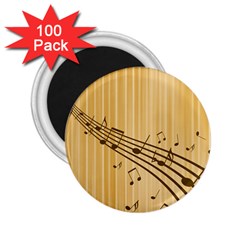 Background Music Nuts Sheet 2 25  Magnets (100 Pack)  by Mariart