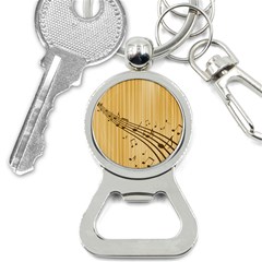 Background Music Nuts Sheet Bottle Opener Key Chain by Mariart