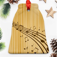 Background Music Nuts Sheet Bell Ornament (two Sides) by Mariart