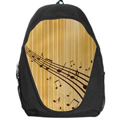 Background Music Nuts Sheet Backpack Bag by Mariart