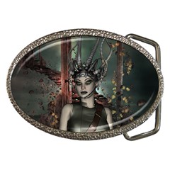 Awesome Fantasy Women With Helmet Belt Buckles by FantasyWorld7