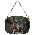 Awesome Fantasy Women With Helmet Chain Purse (Two Sides) Front