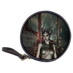 Awesome Fantasy Women With Helmet Classic 20-cd Wallets by FantasyWorld7