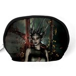 Awesome Fantasy Women With Helmet Accessory Pouch (Medium) Back