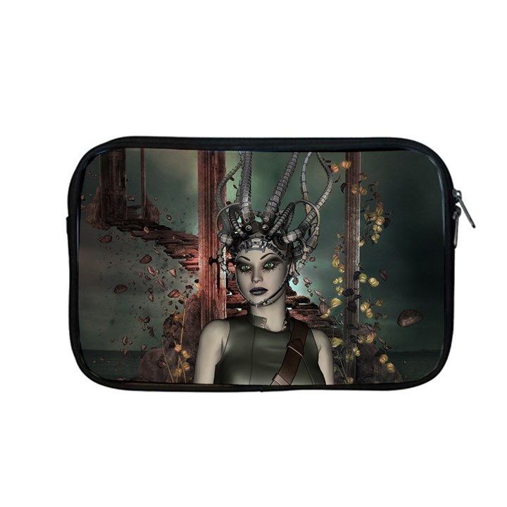 Awesome Fantasy Women With Helmet Apple MacBook Pro 13  Zipper Case