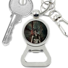 Awesome Fantasy Women With Helmet Bottle Opener Key Chain by FantasyWorld7