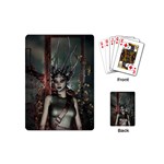 Awesome Fantasy Women With Helmet Playing Cards Single Design (Mini) Back