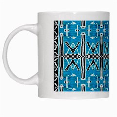 Nr 8 1 White Mugs by ArtworkByPatrick