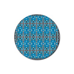 Nr 8 1 Rubber Coaster (round)  by ArtworkByPatrick