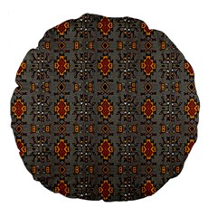 Nr 9 Large 18  Premium Flano Round Cushions by ArtworkByPatrick