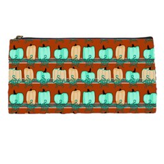 Bluegreen Pumpkins Pencil Cases by bloomingvinedesign