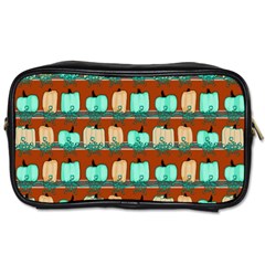 Bluegreen Pumpkins Toiletries Bag (two Sides) by bloomingvinedesign