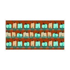 Bluegreen Pumpkins Yoga Headband by bloomingvinedesign