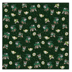 Grass Love Large Satin Scarf (square) by Mezalola