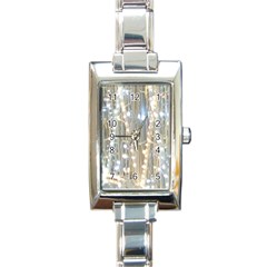 String Of Lights Christmas Festive Party Rectangle Italian Charm Watch by yoursparklingshop