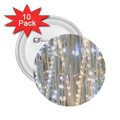 String Of Lights Christmas Festive Party 2 25  Buttons (10 Pack)  by yoursparklingshop