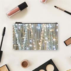 String Of Lights Christmas Festive Party Cosmetic Bag (small) by yoursparklingshop