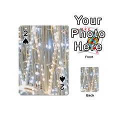 String Of Lights Christmas Festive Party Playing Cards 54 Designs (mini) by yoursparklingshop