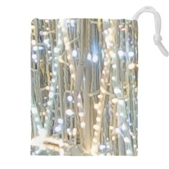 String Of Lights Christmas Festive Party Drawstring Pouch (5xl)