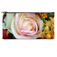 Floral Bouquet Orange Pink Rose Pencil Cases by yoursparklingshop