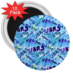 Ubrs 3  Magnets (10 Pack)  by Rokinart