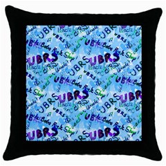 Ubrs Throw Pillow Case (black)