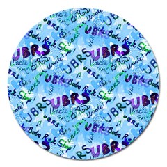 Ubrs Magnet 5  (round) by Rokinart