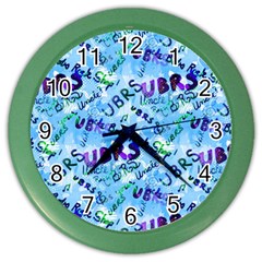 Ubrs Color Wall Clock