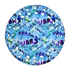 Ubrs Round Filigree Ornament (two Sides)