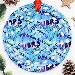 UBRS Round Filigree Ornament (Two Sides) Front