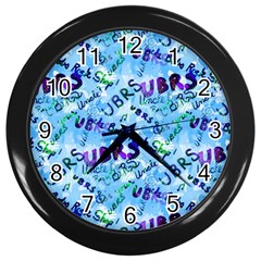 Ubrs Wall Clock (black)