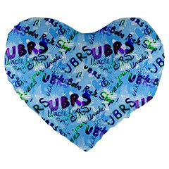 Ubrs Large 19  Premium Heart Shape Cushions by Rokinart