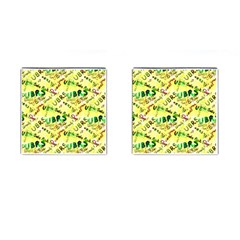 Ubrs Yellow Cufflinks (square)