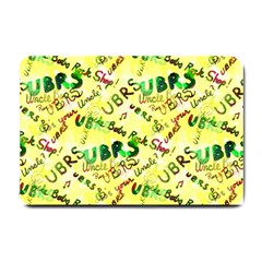 Ubrs Yellow Small Doormat  by Rokinart