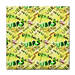 Ubrs Yellow Face Towel by Rokinart