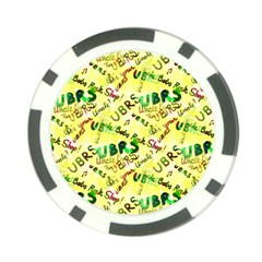 Ubrs Yellow Poker Chip Card Guard (10 Pack) by Rokinart