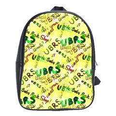 Ubrs Yellow School Bag (large) by Rokinart