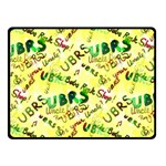 Ubrs yellow Fleece Blanket (Small) 50 x40  Blanket Front