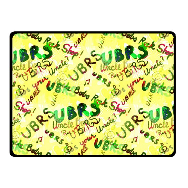 Ubrs yellow Fleece Blanket (Small)