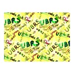 Ubrs yellow Double Sided Flano Blanket (Mini)  35 x27  Blanket Front