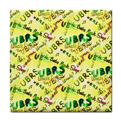 Ubrs Yellow Tile Coaster by Rokinart