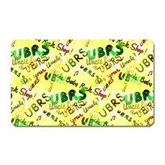 Ubrs Yellow Magnet (rectangular) by Rokinart