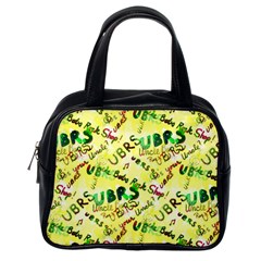 Ubrs Yellow Classic Handbag (one Side) by Rokinart