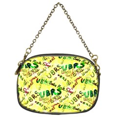 Ubrs Yellow Chain Purse (one Side) by Rokinart