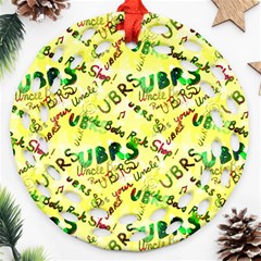 Ubrs Yellow Ornament (round Filigree)