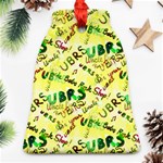 Ubrs yellow Ornament (Bell) Front